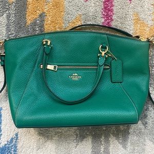 NWT Coach Prairie Satchel-jade green